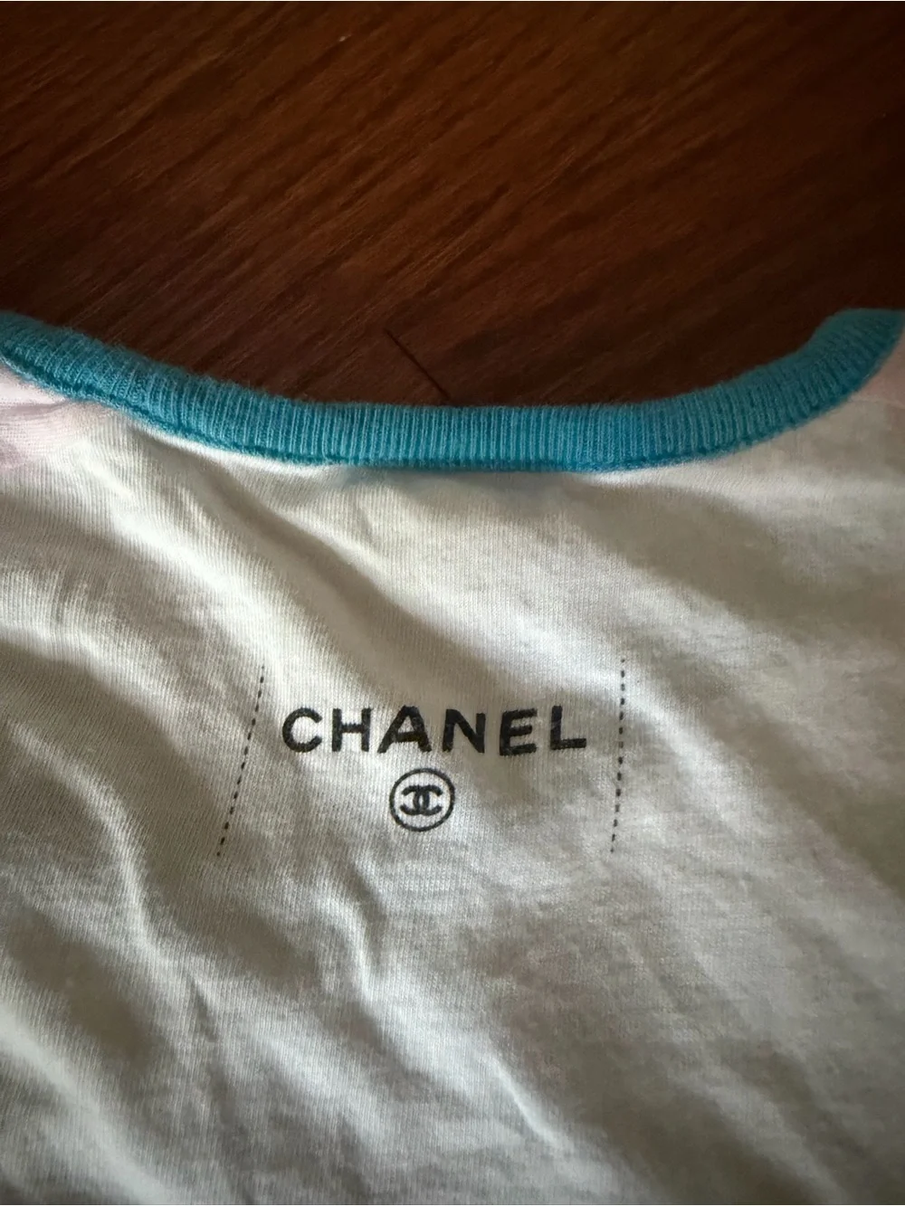 Chanel Paris-Cuba Pink And White Graphic Tee Women’s Size S